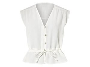 esmara Mousseline dames blouse (Wit, 40)