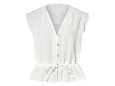 esmara Mousseline dames blouse (Wit, 34)