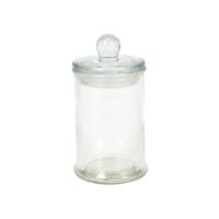 Voorraadpot glas knop Ø6x11cm