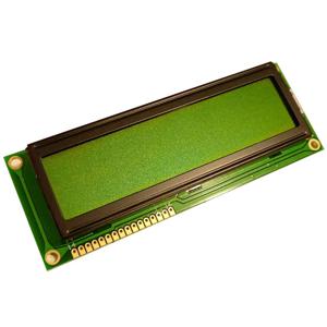 Display Elektronik LC-display Zwart Geel-groen (b x h x d) 122 x 44 x 14.5 mm DEM16215SYH-LY-CYR