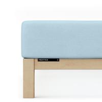 Schlafgut Schlafgut Badstof Hoeslaken M - 120x200 - 130x200 536 Blue Light