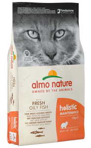 Almo Nature Holistic kat witvis en rijst 12kg