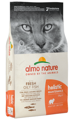 Almo Nature Holistic kat witvis en rijst 12kg