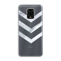 Marmeren pijlen: Xiaomi Redmi Note 9 Pro Transparant Hoesje