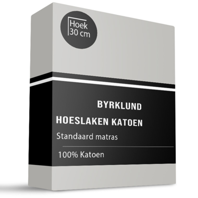 Hoeslaken - Katoen - 180x200 cm - Keuze Uit Meerdere Kleuren - Byrklund - Dekbed-Discounter.nl