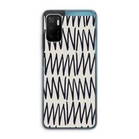 Marrakech Zigzag: Xiaomi Poco M3 Pro 5G Transparant Hoesje Marrakech Zigzag: Xiaomi Poco M3 Pro 5G Transparant Hoesje