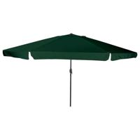 VidaXL Tuinparasol groen 395 x 395 x 245 cm polyester en staal
