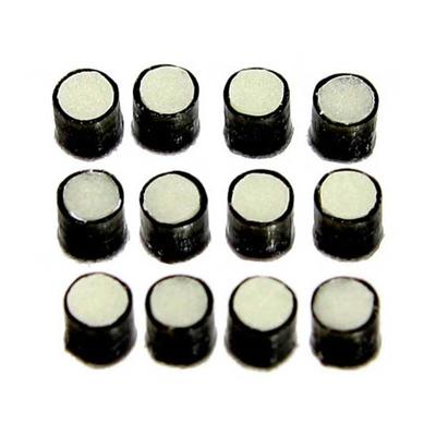 Allparts LT-5497-023 Fingerboard Side Dots 2.3mm Glow in the Dark met Zwarte Ring (12 Stuks)
