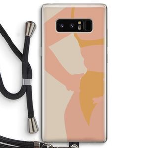 Bikini body: Samsung Galaxy Note 8 Transparant Hoesje met koord