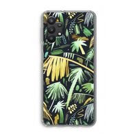 Tropical Palms Dark: Samsung Galaxy A32 5G Transparant Hoesje