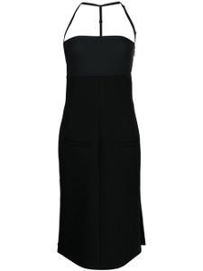 Courrèges Bigout halterneck midi dress - Noir