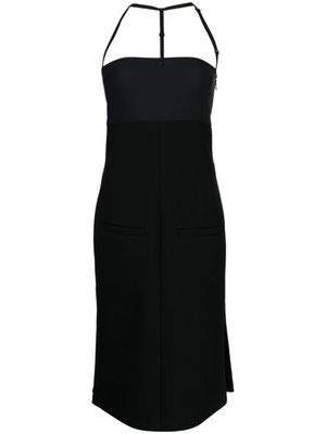Courrèges Bigout halterneck midi dress - Noir