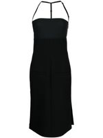 Courrèges Bigout halterneck midi dress - Noir - thumbnail