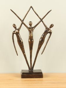 Bronzen beeld Samen XL