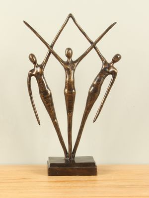Bronzen beeld Samen XL