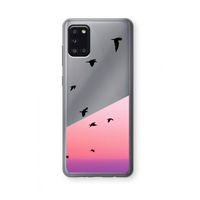 Fly away: Samsung Galaxy A31 Transparant Hoesje