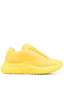 Philipp Plein baskets à lacets - Jaune