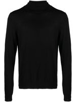 Zadig&Voltaire Bobby fine-ribbed raw-cut jumper - Noir