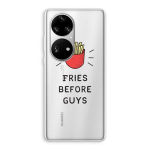 Fries before guys: Huawei P50 Pro Transparant Hoesje