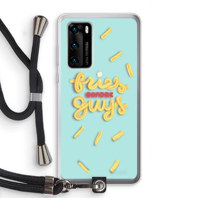 Always fries: Huawei P40 Transparant Hoesje met koord