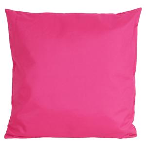 Buiten of tuin sier kussens - fuchsia roze - 45 x 45 cm - binnen/buiten - tuinbank