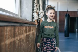 Tygo & Vito Girls Meisjes winter shirt - Longsleeve - army