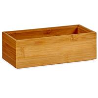 Organizer bakje - bamboe hout - 15 x 7 x 5 cm - kast/lade sorteer bakje - makeup organizer Organizer bakje - bamboe hout - 15 x 7 x 5 cm - kast/lade sorteer bakje - makeup organizer