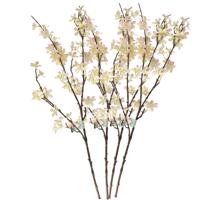 Bellatio flowers & plants Appelbloesem - 4x - 57 st - roze - 84 cm