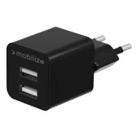 Enzo Mobilize USB thuislader 3100mA zwart DUAL 9540250 Enzo Mobilize USB thuislader 3100mA zwart DUAL 9540250