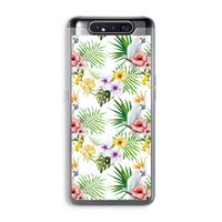 Gele kuif: Samsung Galaxy A80 Transparant Hoesje