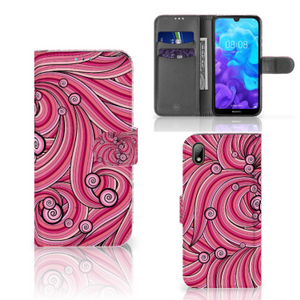 Huawei Y5 (2019) Hoesje Swirl Pink