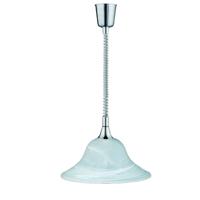 Trio Hanglamp Met Kap Series 3407 chroom met mintglas 301700107