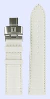 Horlogeband Tissot T600027688.T0055101611600A Leder Wit 20mm