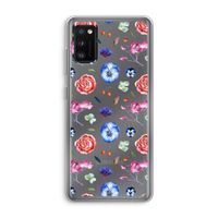 Bloemetjes: Samsung Galaxy A41 Transparant Hoesje