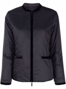 Emporio Armani veste bomber à design matelassé - Noir