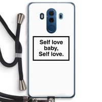 Self love: Huawei Mate 10 Pro Transparant Hoesje met koord