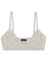 Alanui bralette The Astral en maille - Gris