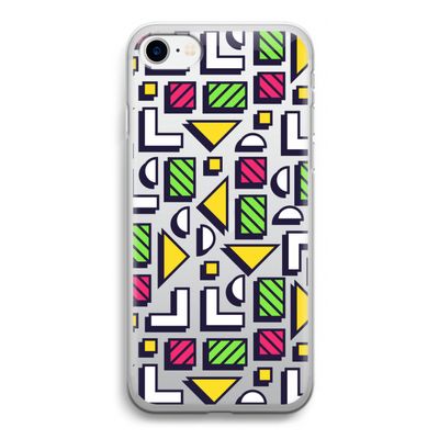 8-bit N°4: iPhone SE 2020 Transparant Hoesje