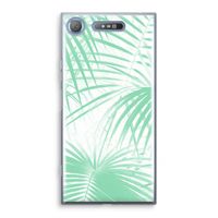 Palmbladeren: Sony Xperia XZ1 Transparant Hoesje