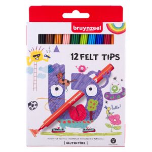 Bruynzeel kids viltstiften, 12st.