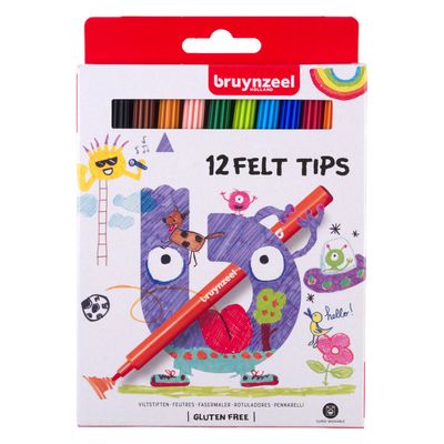 Bruynzeel kids viltstiften, 12st.