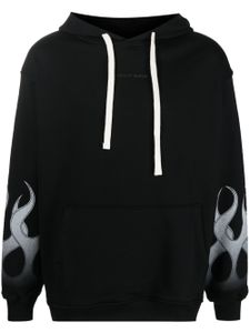 Vision Of Super hoodie Negative White Flames - Noir