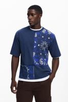T-shirt zon patches - BLUE - XXL