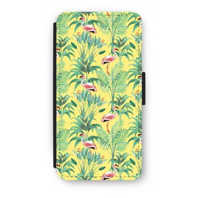 Flamingo party: iPhone 8 Plus Flip Hoesje