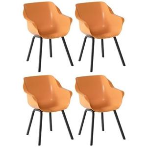 Hartman Sophie Element Tuinstoel - Set van 4 - Indian Orange