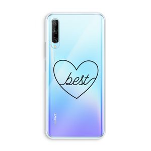 Best heart black: Huawei P Smart Pro Transparant Hoesje