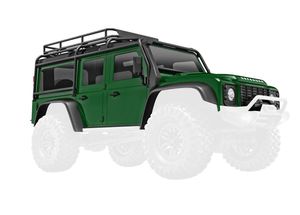 Traxxas - Body, Land Rover Defender, complete, groen (TRX-9712-GRN)