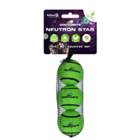 Dog Comets Tennisbal Met Pieper Neutron Star S Groen (3-pack)