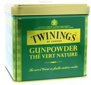 Twinings Gunpowder blik