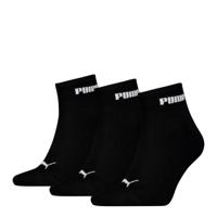 Puma Quartersokken Cushioned New Generation 3-pack Zwart-39/42